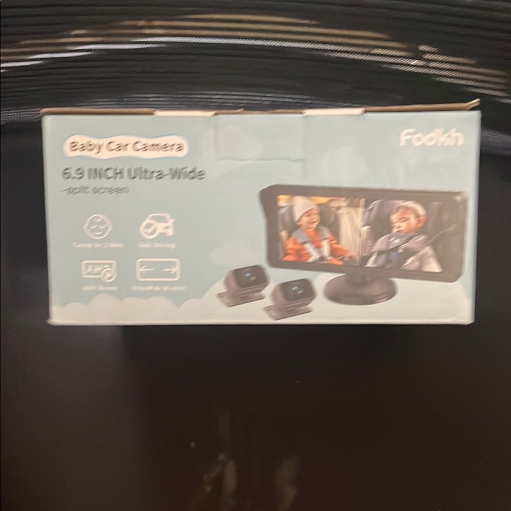 Fookh Baby Car Camera 6.9 Inch Ultra-Wide